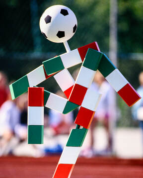 Fotboll, VM 1990, Italien, Förhands, logo. Football, FIFA