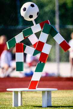 Fotboll, VM 1990, Italien, Förhands, logo. Football, FIFA