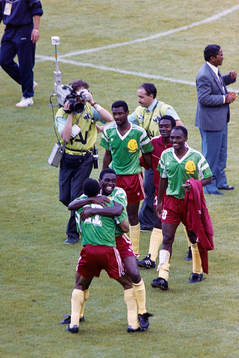 Jubel i Kamerun