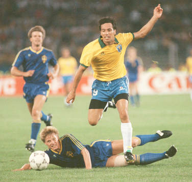 Stefan Schwarz, Sverige och Careca, Brasilien