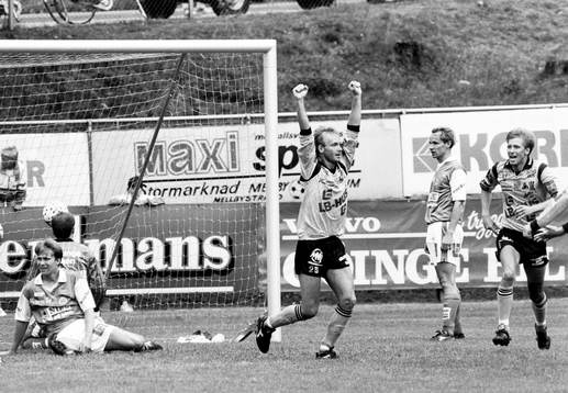 Tony Frantz, Mjällby jublar