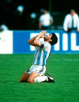 Diego Maradona, Argentina, bön