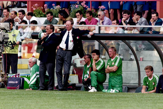 Jackie Charlton, förbundskapten, Irland