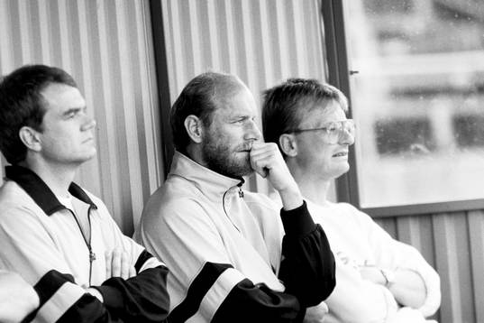 Thomas Sjöberg och Roland Andersson, tränare i Lund