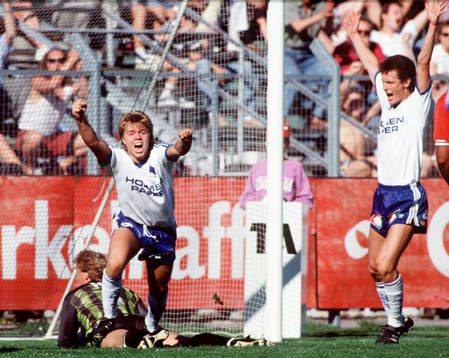 Fotboll, Allsvenskan, Tomas Brolin, Norrköping, jubel