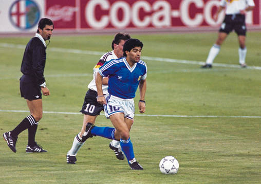 Diego Maradona, Argentina och Lothar Matthäus,