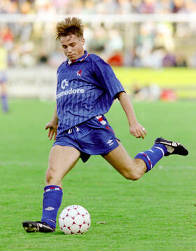 Football, Friendly Training Game 1990, Helsingborg -