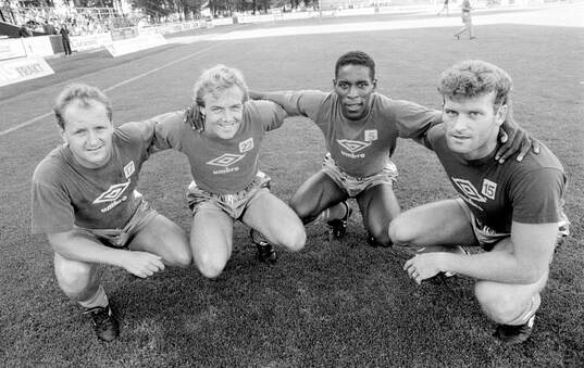 Football, Friendly Training Game 1990, Helsingborg -