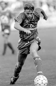Football, Friendly Training Game 1990, Helsingborg -