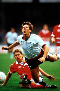 Fotboll, Danmark-England, Gary Lineker