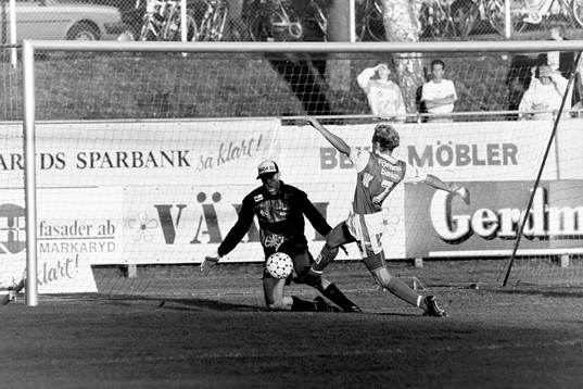 Jörgen Andersson, Markaryd fri med elfsborgs målvakt