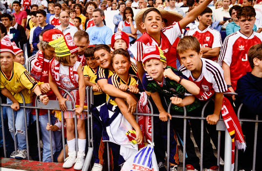Unga Arsenalfans på Highbury