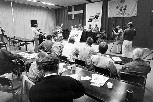 Lennart Johansson, ordförande i Uefa