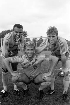 Jean-Paul von der Burg, Glenn Hysén och Jan Eriksson,