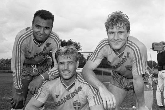 Jean-Paul von der Burg, Glenn Hysén och Jan Eriksson,