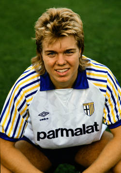 Fotboll, Serie A, Tomas Brolin, Parma. Football, Serie A,