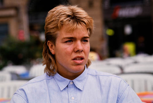 Fotboll, Serie A, Tomas Brolin, Parma, på stan. Football,