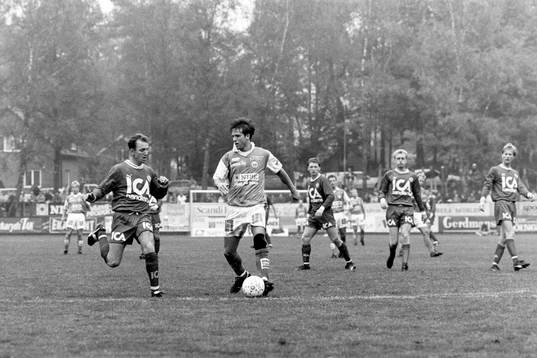 Bläddra bland fler bilder av Fotboll, Div 1 Södra, Markaryd - Helsingborg, 1-2