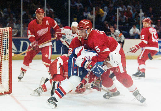 Rick Green, Detroit stoppar Rob Murray, Washington