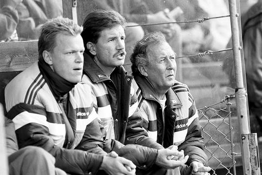 Jan Andersson, assisterande tränare, Stuart Baxter,