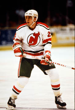 Ishockey, NHL, New Jersey Devils - Minnesota North Stars,