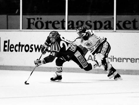 Anders Huss, Brynäs med pucken