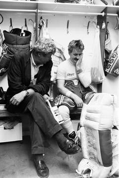 Percy Nilsson och Peter Lindmark, målvakt, Malmö