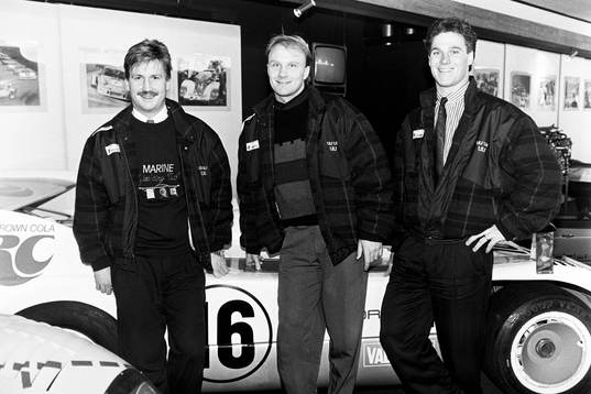 Peter Lindmark, målvakt, Peter Anderssson och Håkan