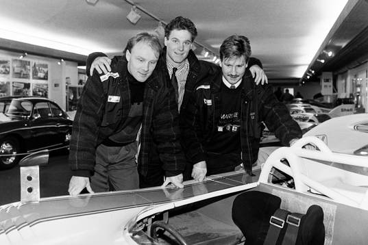 Peter Anderssson, Håkan Åhlund och Peter Lindmark,
