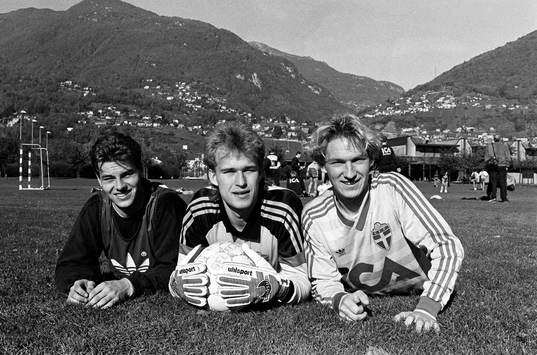 Niklas Gudmunsson, Håkan Svensson, målvakt och Fredrik