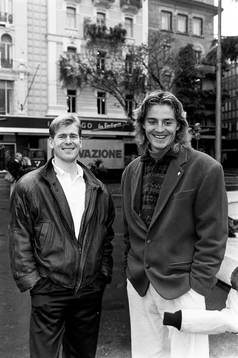 Magnus Svensson och Patrick Englund på stan