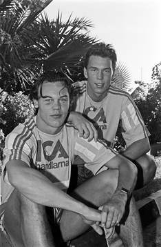Joachim Björklund och Patrik Andersson, Sverige