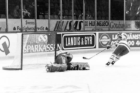 Håkan Loob, Sverige fri med norges målvakt