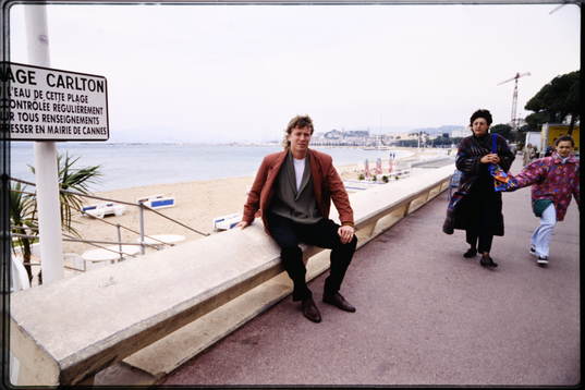 Johnny Ekström, AS Cannes, på La Croisette