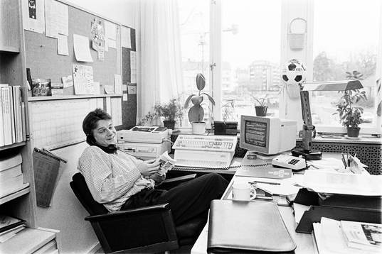Hans Hultman, informationschef på Svenska Fotbollförbundet