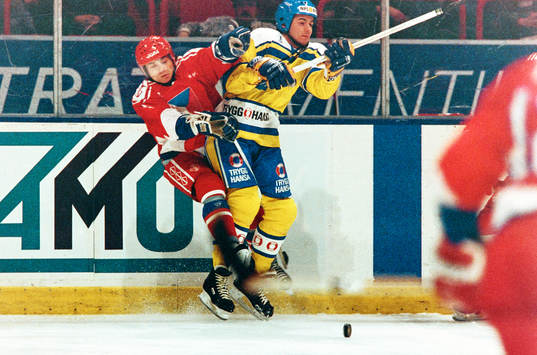 Ishockey, Sweden Hockey Games, Sverige - Tjeckoslovakien,