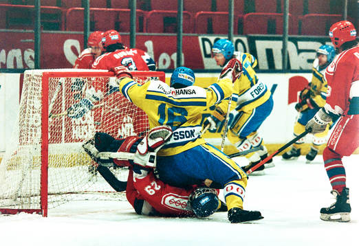 Ishockey, Sweden Hockey Games, Sverige - Tjeckoslovakien,