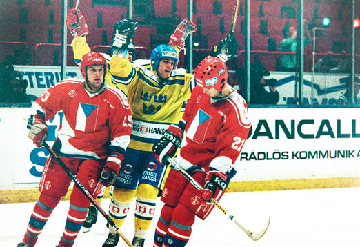 Ishockey, Sweden Hockey Games, Sverige - Tjeckoslovakien,