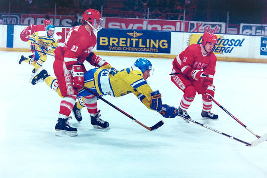 Mikael Johansson, Sverige stoppas av sovjets Aleksej Zjitnik