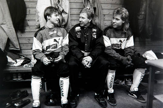 Tony Fylksjö, Bo Falk, tränare och Niklas Karlström