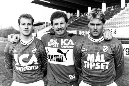 Peter Andersson, Stuart Baxter, tränare och Vetle Andersen