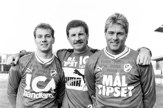 Peter Andersson, Stuart Baxter, tränare och Vetle Andersen