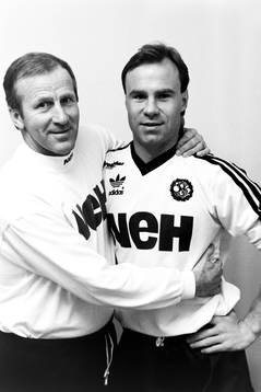 Rolf Zetterlund, tränare och Hans Holmqvist, Örebro