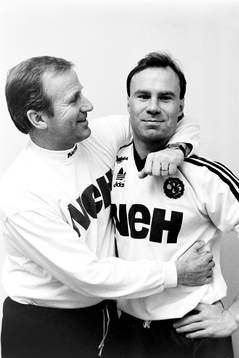 Rolf Zetterlund, tränare och Hans Holmqvist, Örebro