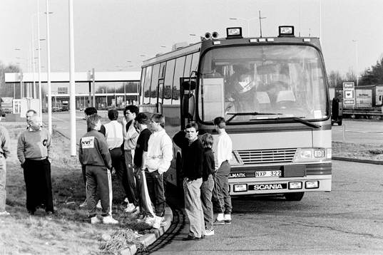 Paus på bussresan