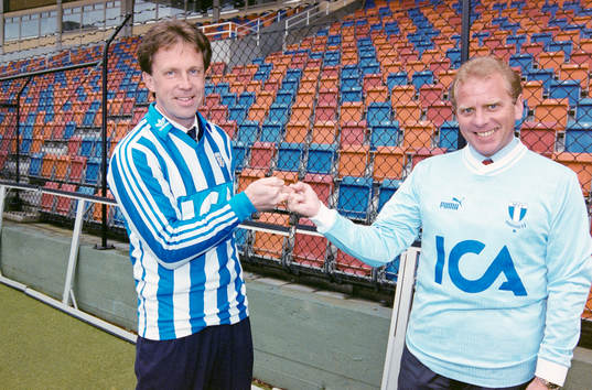 Roger Gustafsson, IFK Göteborg och Bob Houghton, Malmö FF