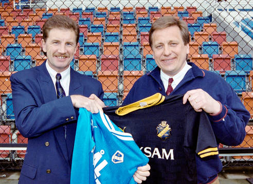 Stuart Baxter, Halmstad BK och Tommy Söderberg, AIK
