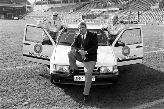 Lars Arnesson och Tommy Svensson, förbundskapten, Sverige