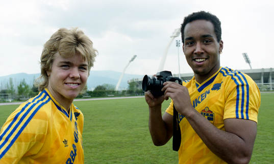 Tomas Brolin och Martin Dahlin, Sverige