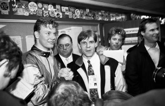 Mars Sundin och Anders Carlsson intervjuas